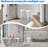 360° Shower Bench Height Adjustable Shower Seat with Shelf for Bathroom and Spa