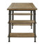 Bureau en bois massif Rahil-111302572