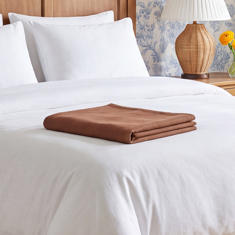 Armo Cotton Duvet Cover - King, King Duvet Cover, Saddle