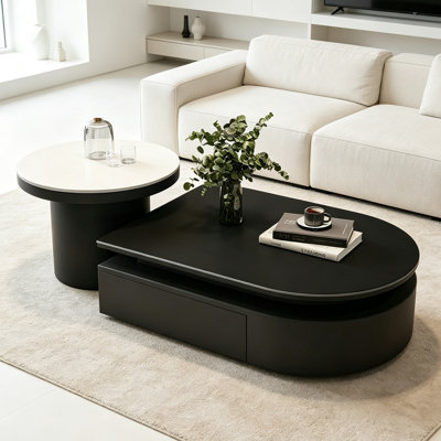 Table basse de luxe italienne minimaliste