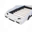 Race Car-Shaped Platform Bed With Wheels