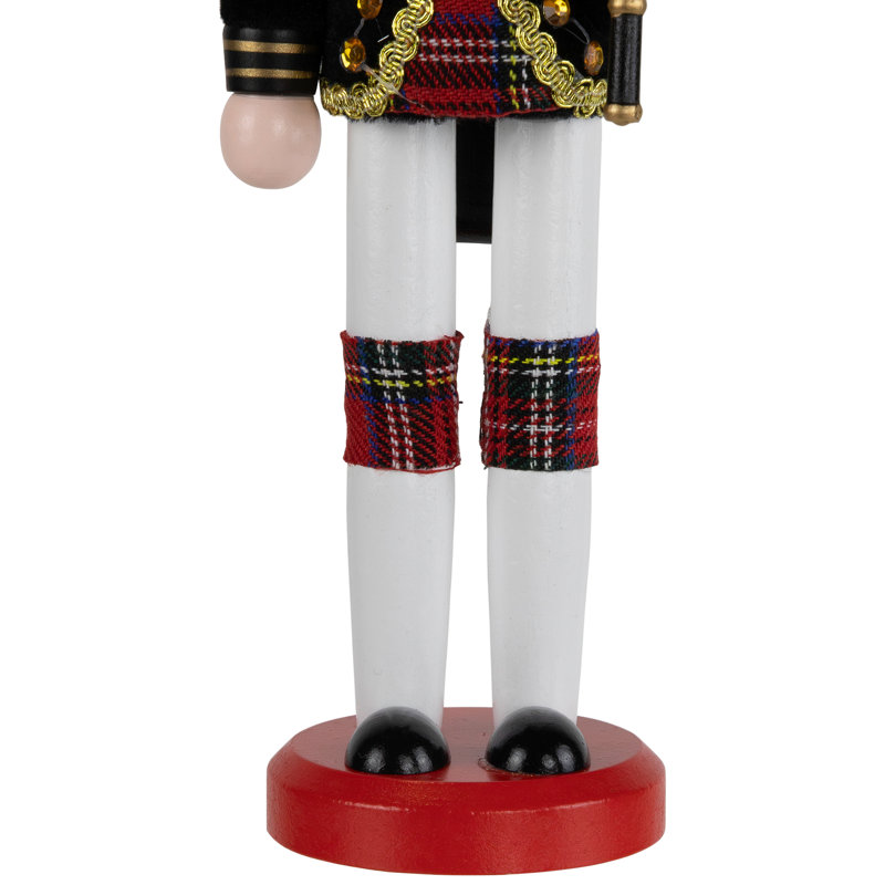 Mini figurine de Noël casse-noisette - 12 po - noir et rouge