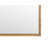Solid Wood Flat Mirror - Brown