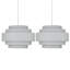 50cm H Cotton Drum Pendant Shade ( Uno )-1518430195