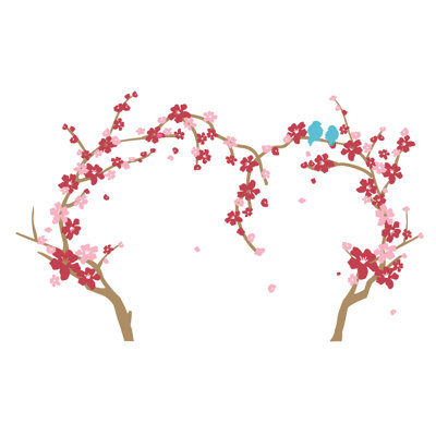 Plants & Flowers Non-Wall Damaging Wall Decal