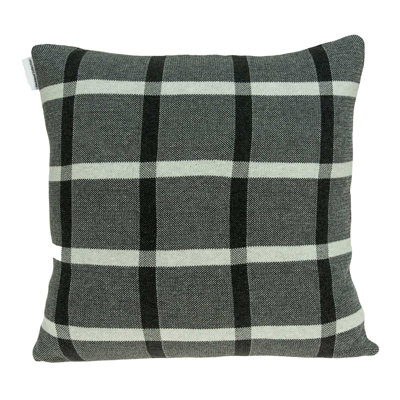 Berrian Cotton Plaid 20" Throw Pillow Cover