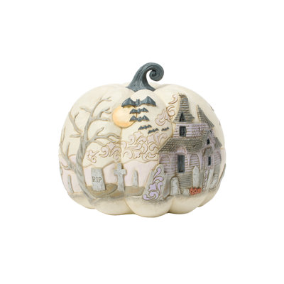 Figurine citrouille d'Halloween Jim Shore Heartwood Creek