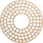 Médaillon de plafond 20 po x 7 1/4 po x P 3/8 po Fink-63412007-63412010