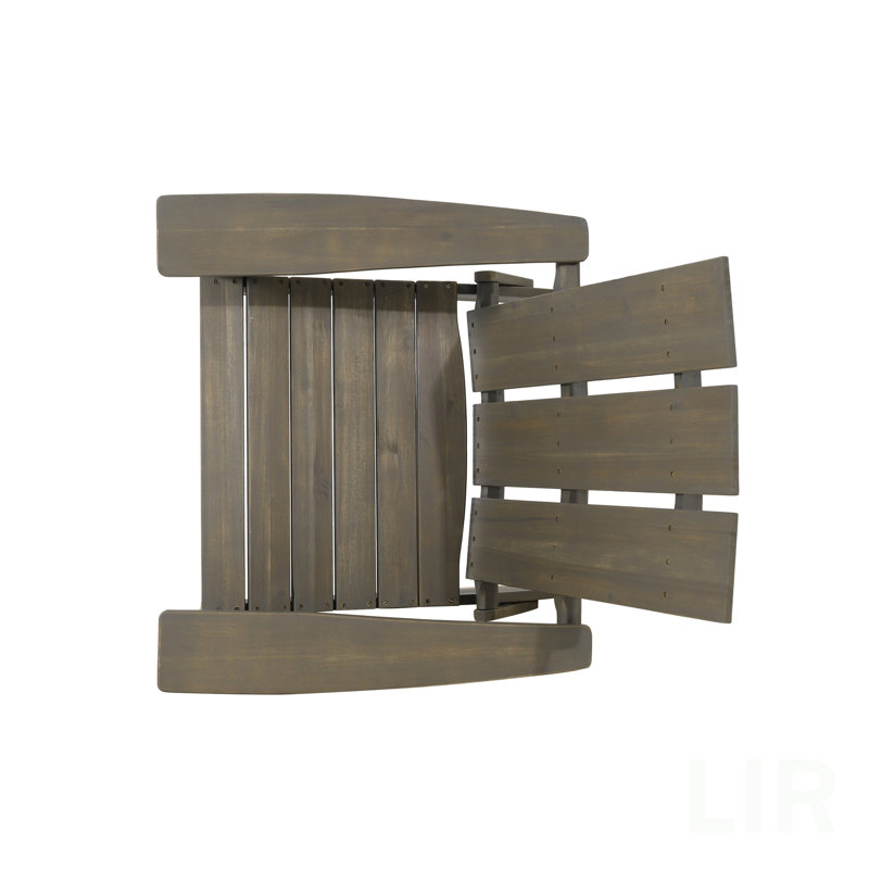 CHAISE ADIRONDack pliable ZUMA, chaise, Gris