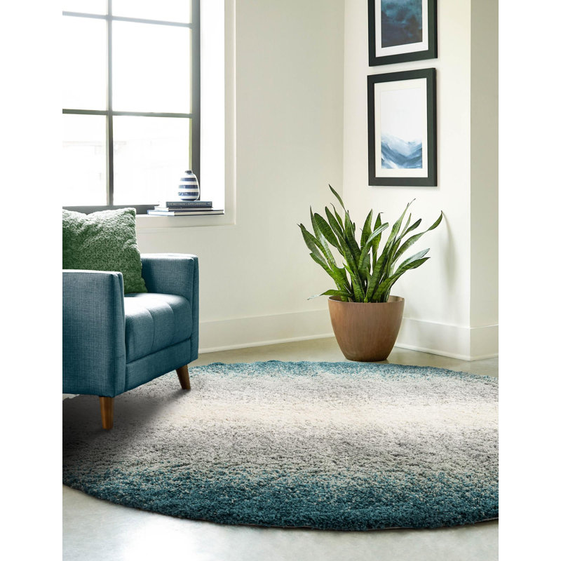  Cloud Soft Touch Shag Rug, Round 3'3"