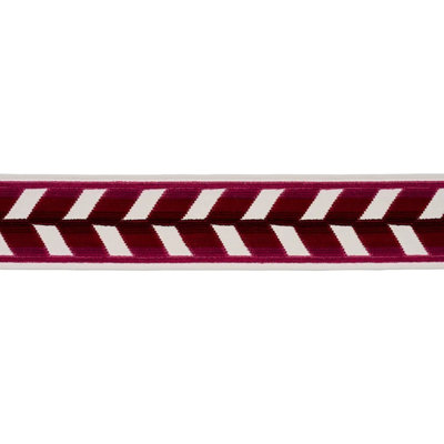 Ruban de velours à chevrons