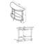 Freestanding Glass Top Home Bar Wine Cabinet-735137275
