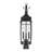 Armantas Matte Black 3 -Light 29" H Hardwired Lantern Head
