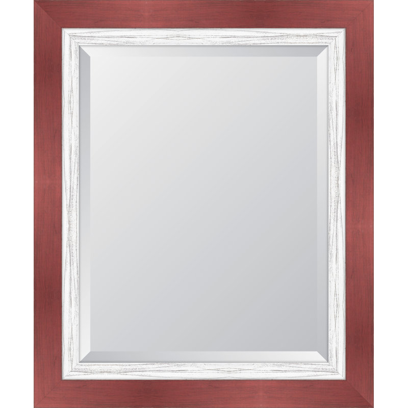 Miroir mural, Blanc, H 34 po x l 28 po