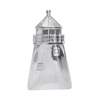 Mariposa Lighthouse Platter In Silver
