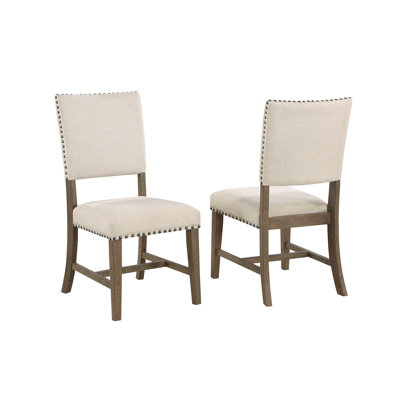 Chaise d'appoint en lin Kailei
