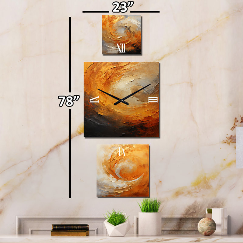 Lyllianna Metal Wall Clock