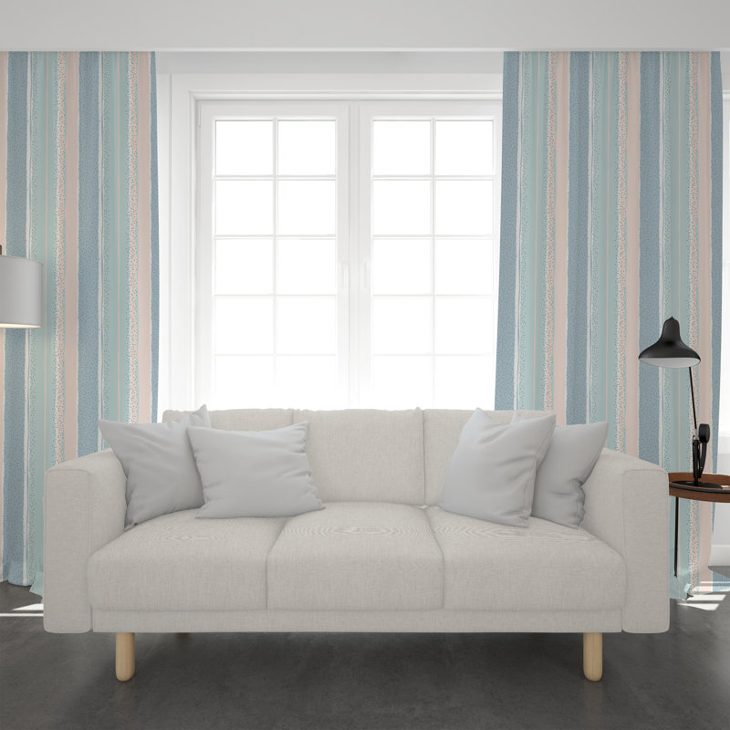 Room Darkening Curtain Pair, 20" W x 52" H