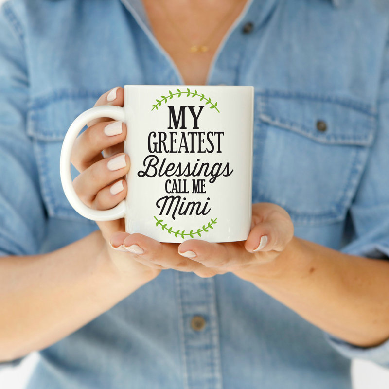 Grande tasse à café de ma plus grande joie call me