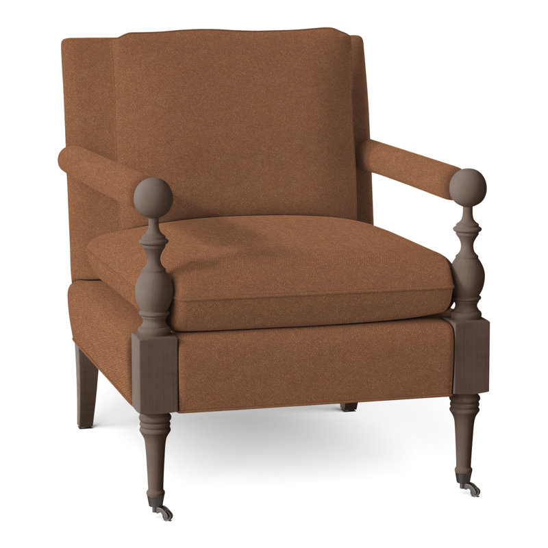 Leslie Armchair, Hazelnut, Perigold Banks Ochre