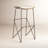 Deux Upholstered Counter Stool with Metal Frame-368541363