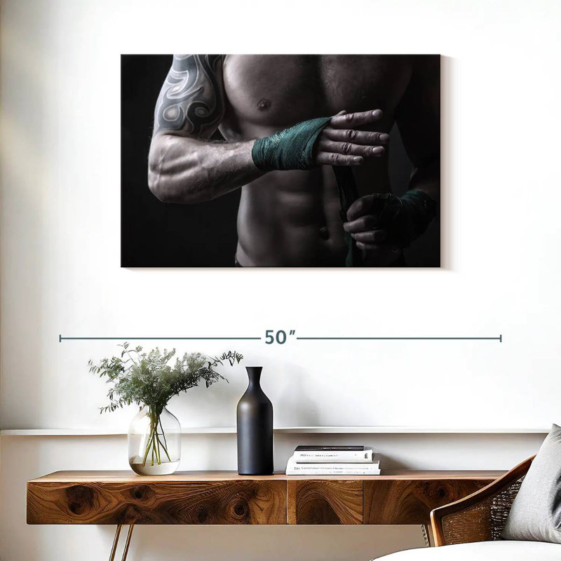 Sireci Boxing Preparation, 24" H x 36" W