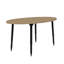 Table d'activité Adapte 30 x 60 ovale en grain de bois avec pieds ajustables-115943373-115943376