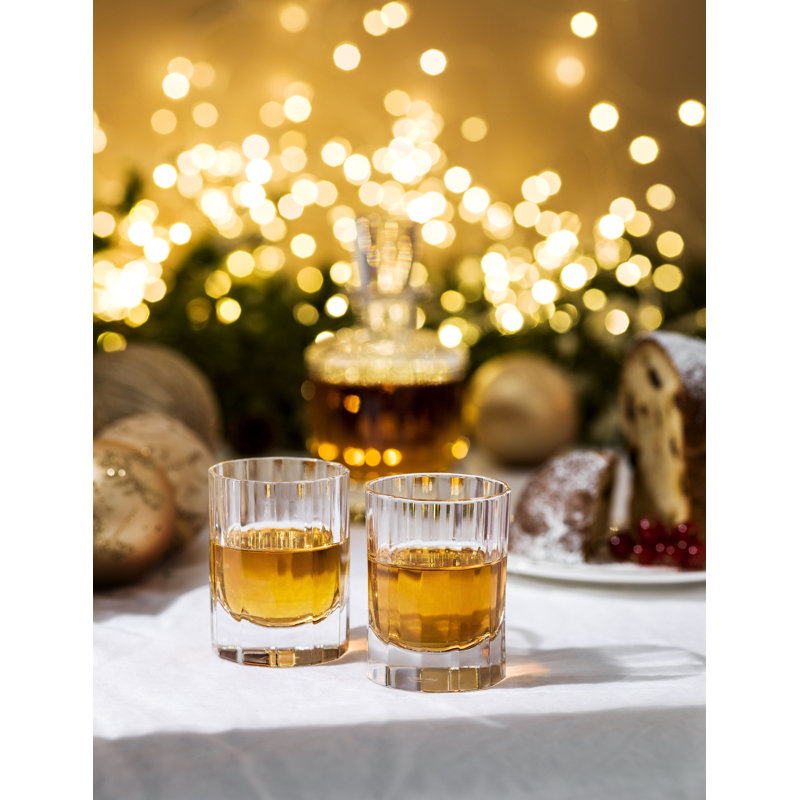Fluted Collection Handmade Crystal Shot Glass