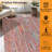Large Washable Area Rug 9x12 Modern Braided Print Bedroom Rug with Non-Slip Backing, -Soft Neutral Indoor Mat, Foldable Low Pile Floor Cover for Living Room, Dining Room, Colorful-1967158218
