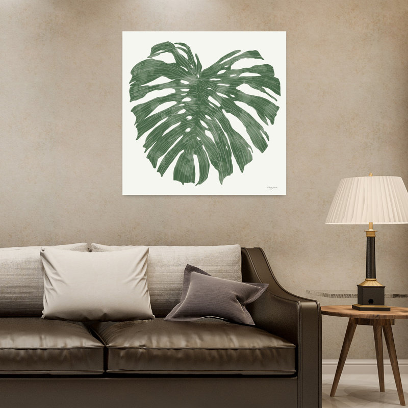 Philodendron tropical avec feuilles tropicales, H 32 po x l 32 po