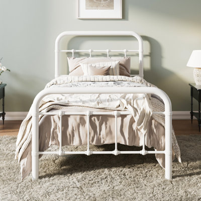 Kawamoto Metal Platform Bed Frame with Elegant Modern Design