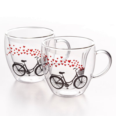 Audriana Glass Coffee Cup