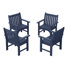Laguna Abbeville Poly Garden Arm Chair (Set Of 4)