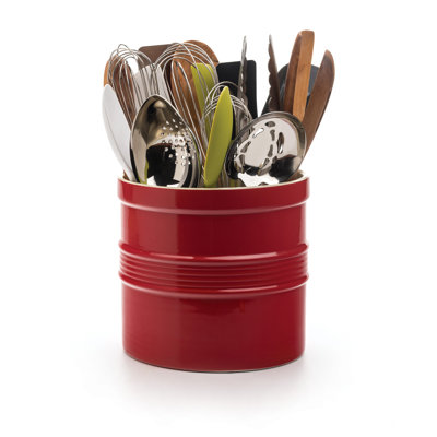 Ceramic / Porcelain Round Utensil Crock