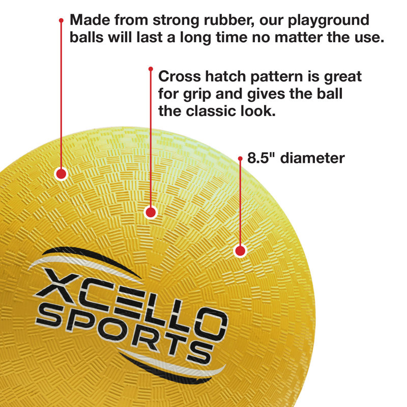 Ensemble de 12 balles de jeu avec pompe et sac de transport Xcello Sports