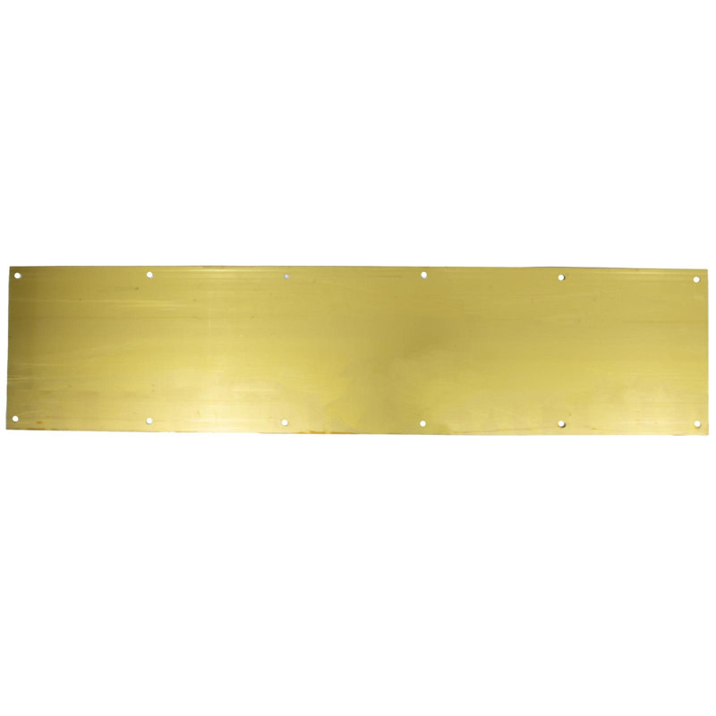 Plaque de protection avec vis, 8 po x 34 po, par quincaillerie By Stone Harbor, Laiton antique