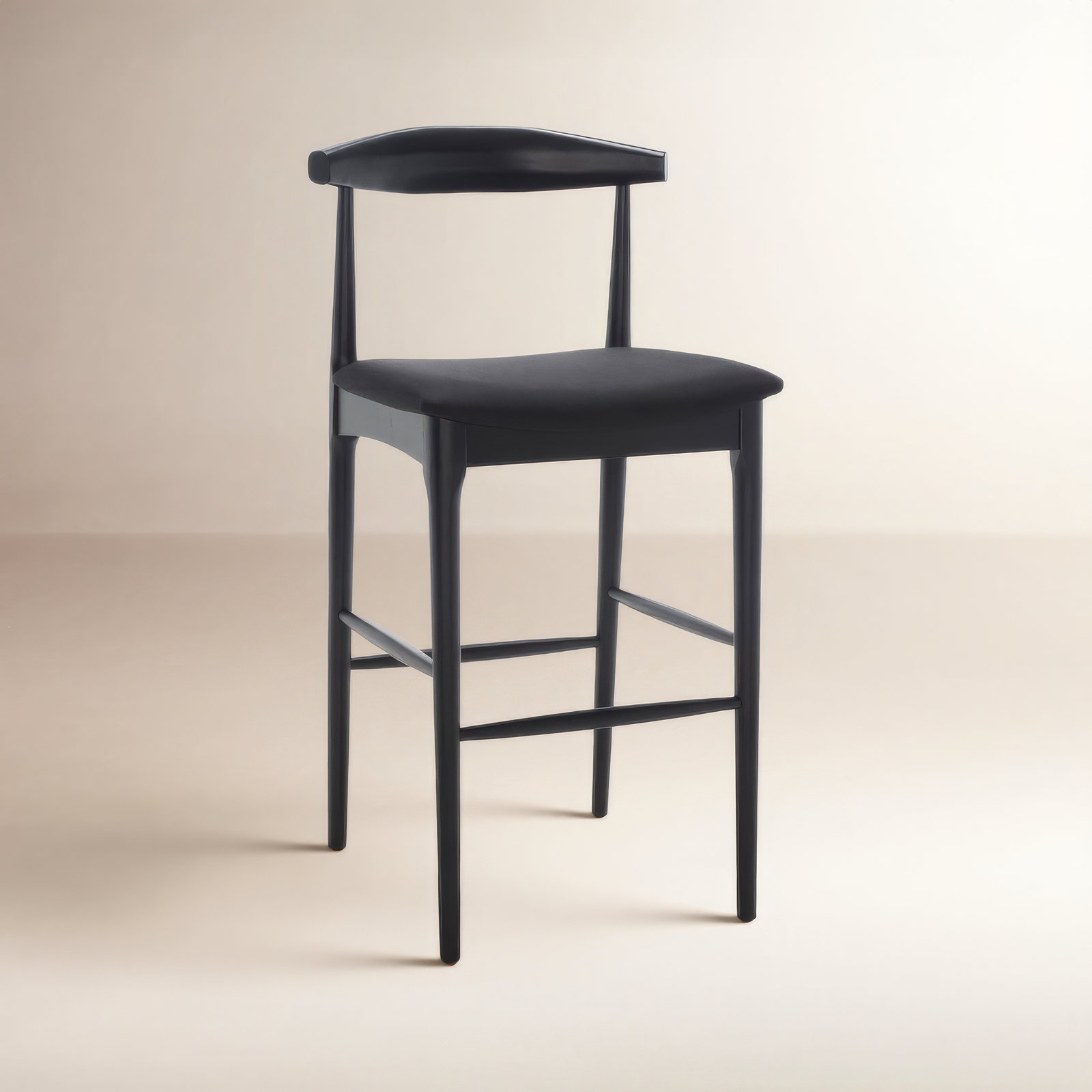 Hank Counter/Bar Stool, Black, Black, Bar Stool (29.6" Seat Height)