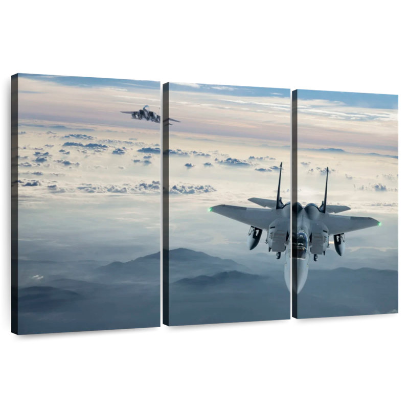 Mait F-15 Fighter Jet, 28" H x 45" W