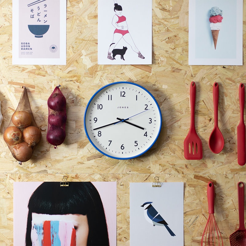 Jam Acrylic Wall Clock, Blue