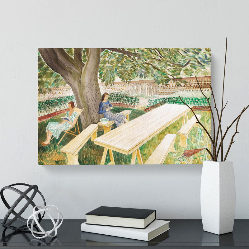 Resting by Eric Ravilious - Wrapped Canvas, 50cm H x 76cm W x 3cm D