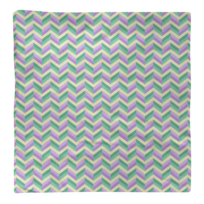 Serviette en coton chevron