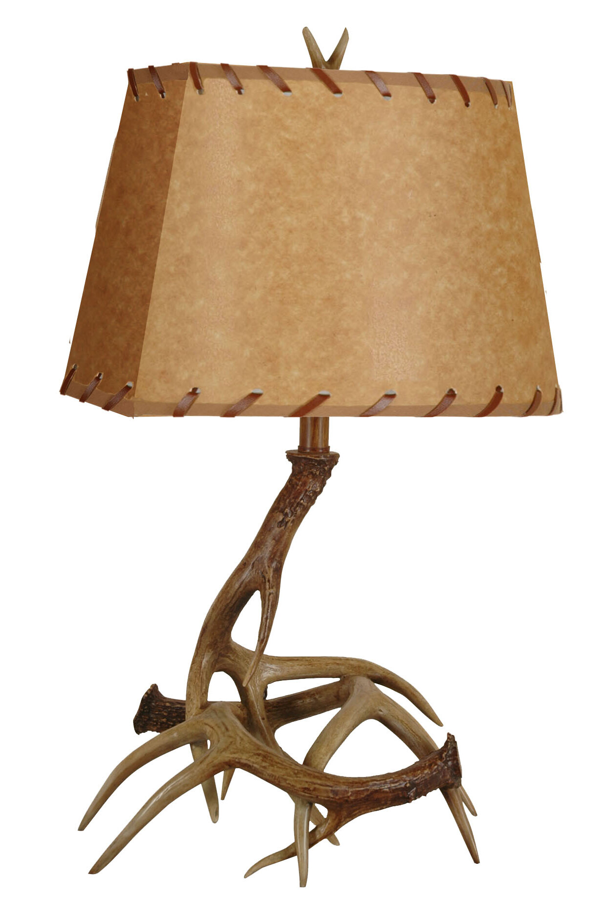 Battery Powered Live Edge Wood Table Lamp Loon Peak Base Color: Hickory Brown