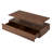 LED Lights Coffee Table with 2 Spacious Drawers,Multi-Colour Lighting-1124154319