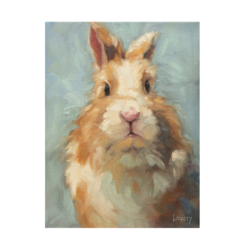 «Andrea Lavery Hoppy Bunny», art sur toile, H 14 po x l 19 po