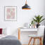 Motif floral boule de disco, impression encadrée sous verre, design par Lil 'Rue-130832791-130832792