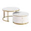 Table basse gigognes 2 tiroirs Elegant Touch