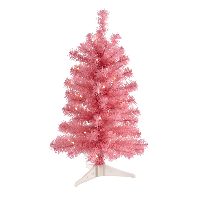 2' Pine Artificial Christmas Tree with 35 Clear Lights