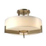 Axis 3 - Light Simple Drum Semi Flush Mount