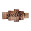 Gather Typographie II - Ensemble de 5 toiles tendues-103171905