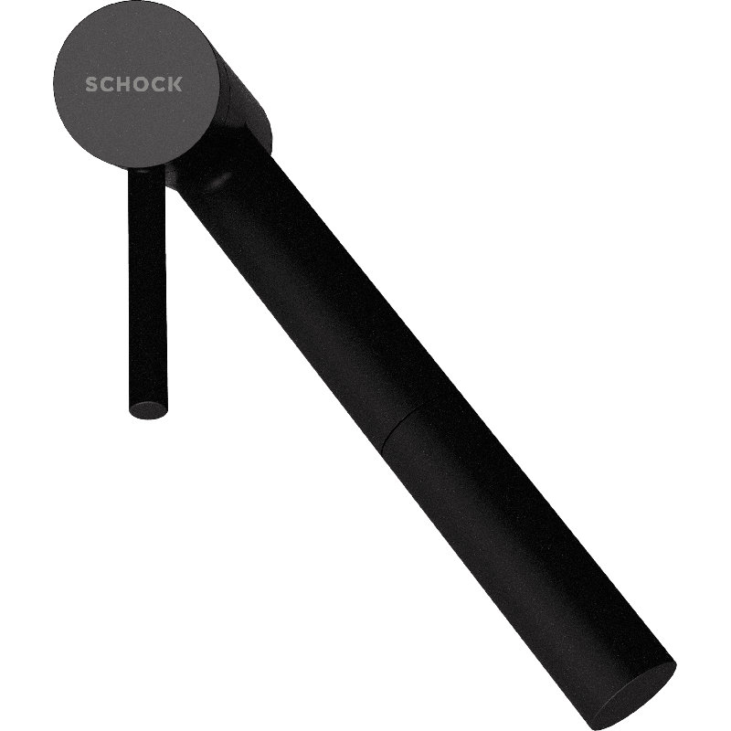 Schock Single Lever Monobloc Tap, Black